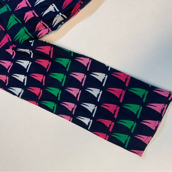 Lexi York womens medium beach cover up / tunic blouse. Navy blue. - Picture 4 of 9